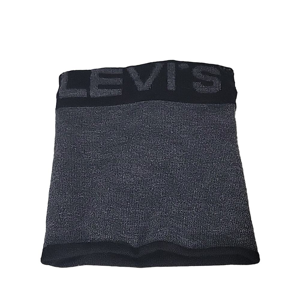 Levi's Grey/Black Knit Neck Warmer